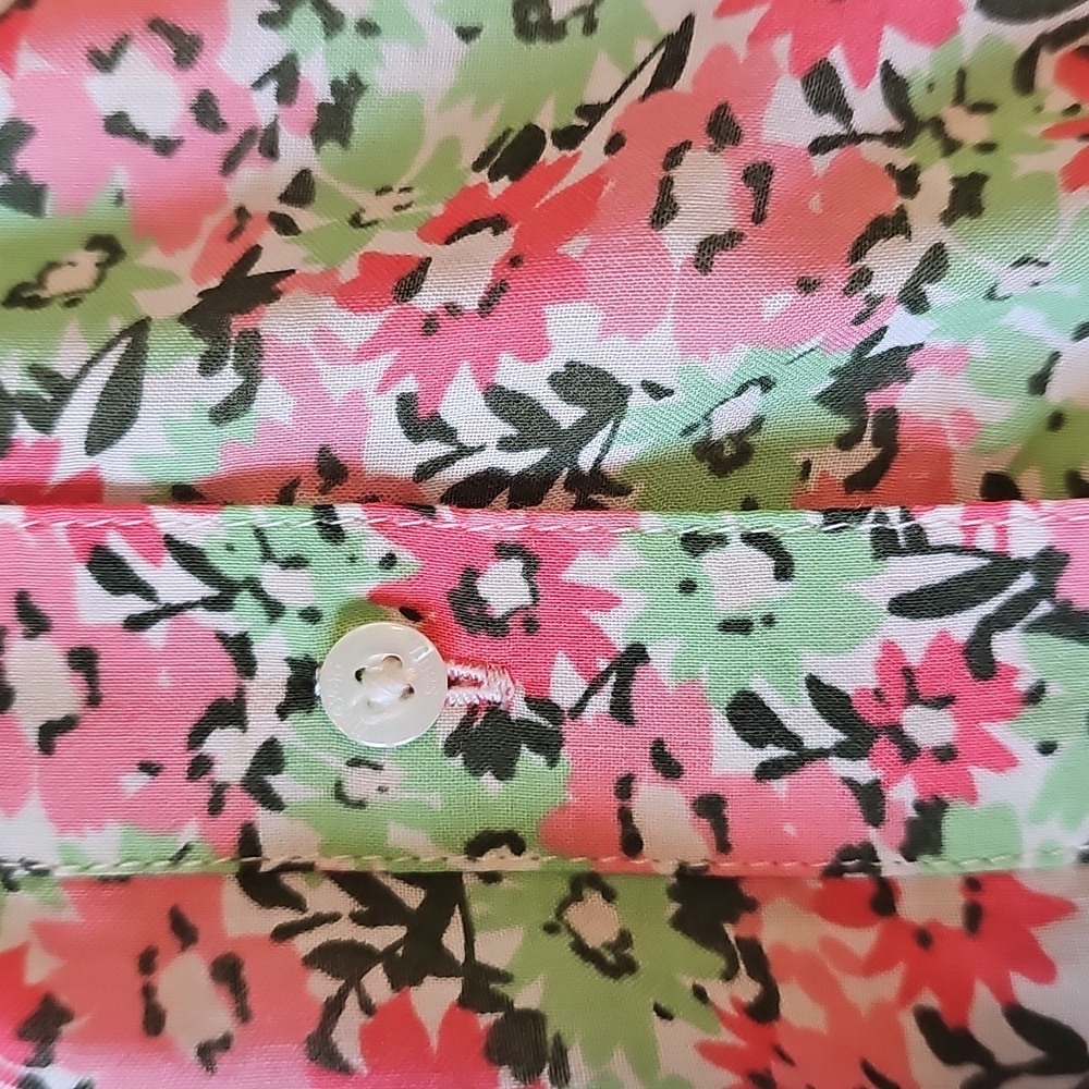 Vineyard Vines Pink and Green Floral Dress - Picture 11 of 11